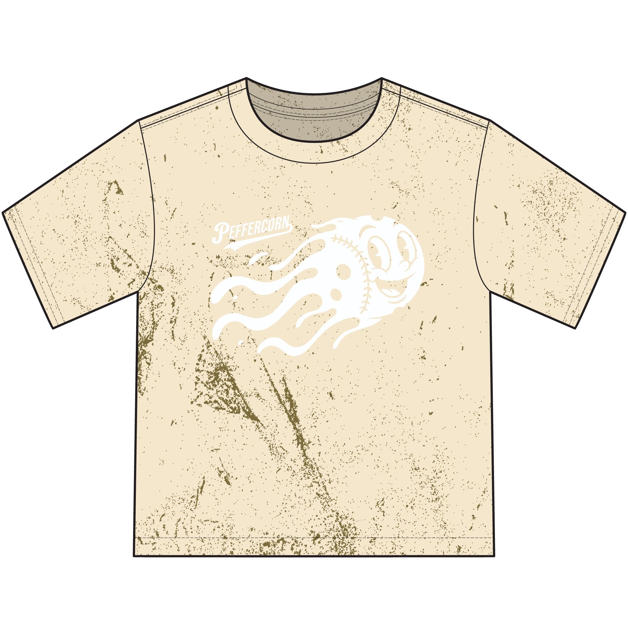 Youth T-Shirt — Retro Meteor Flame Graphic Tee