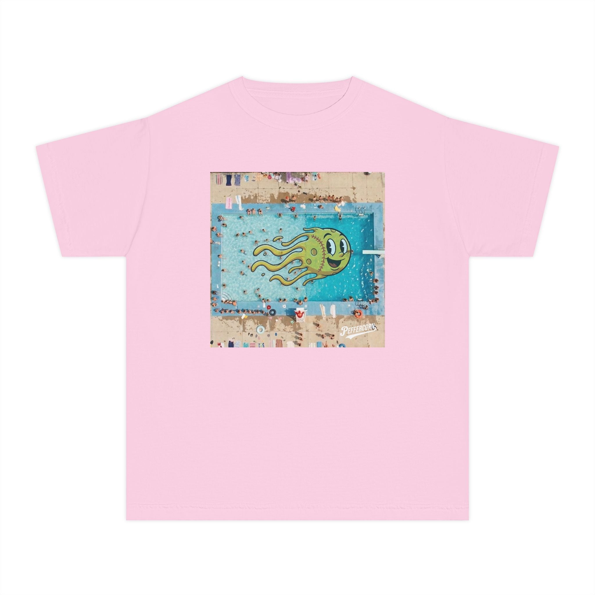 Kids Pool Play Tee — Youth Shirt with Peff Pool Graphic