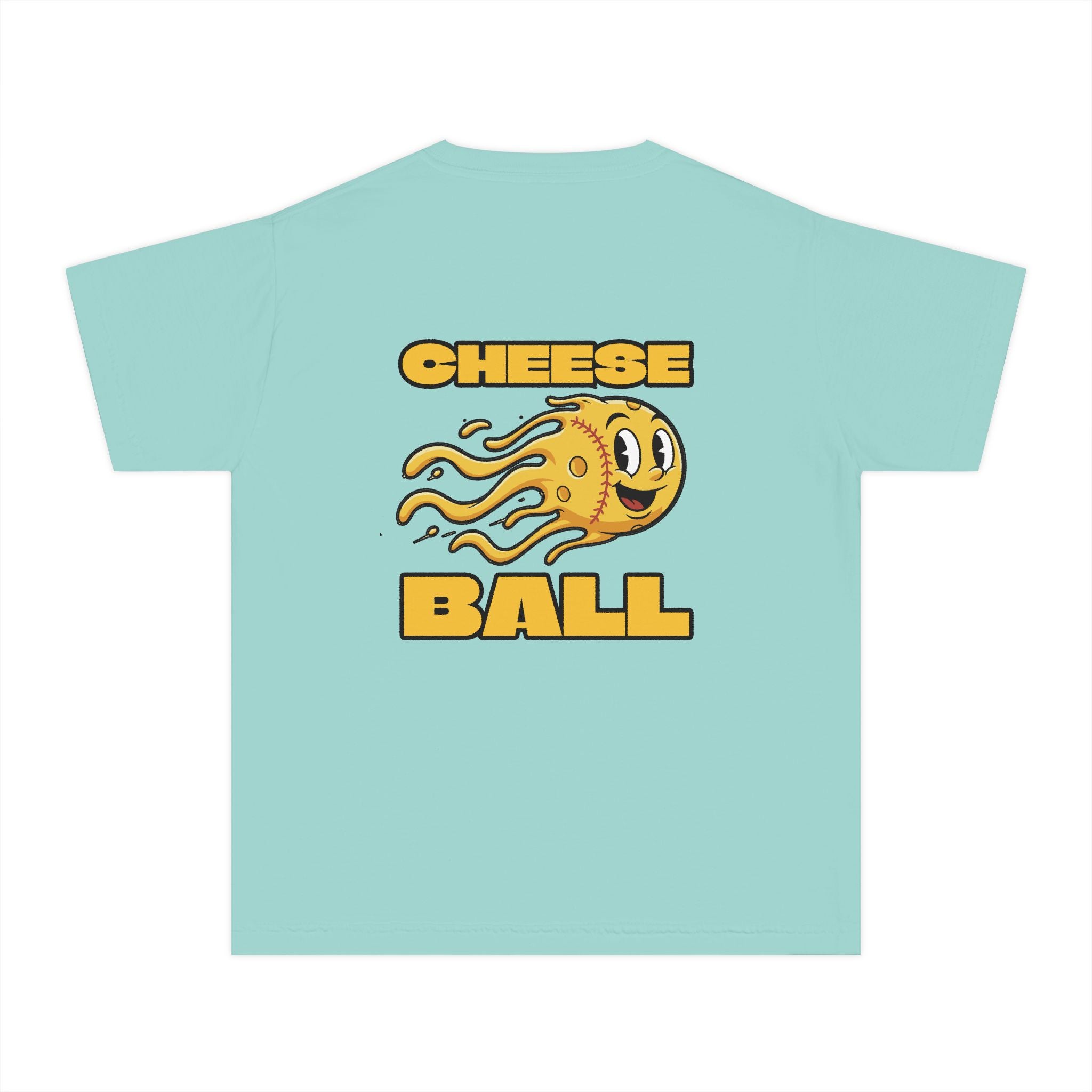 Youth Tee — 'Cheese Ball' Retro Mascot Graphic