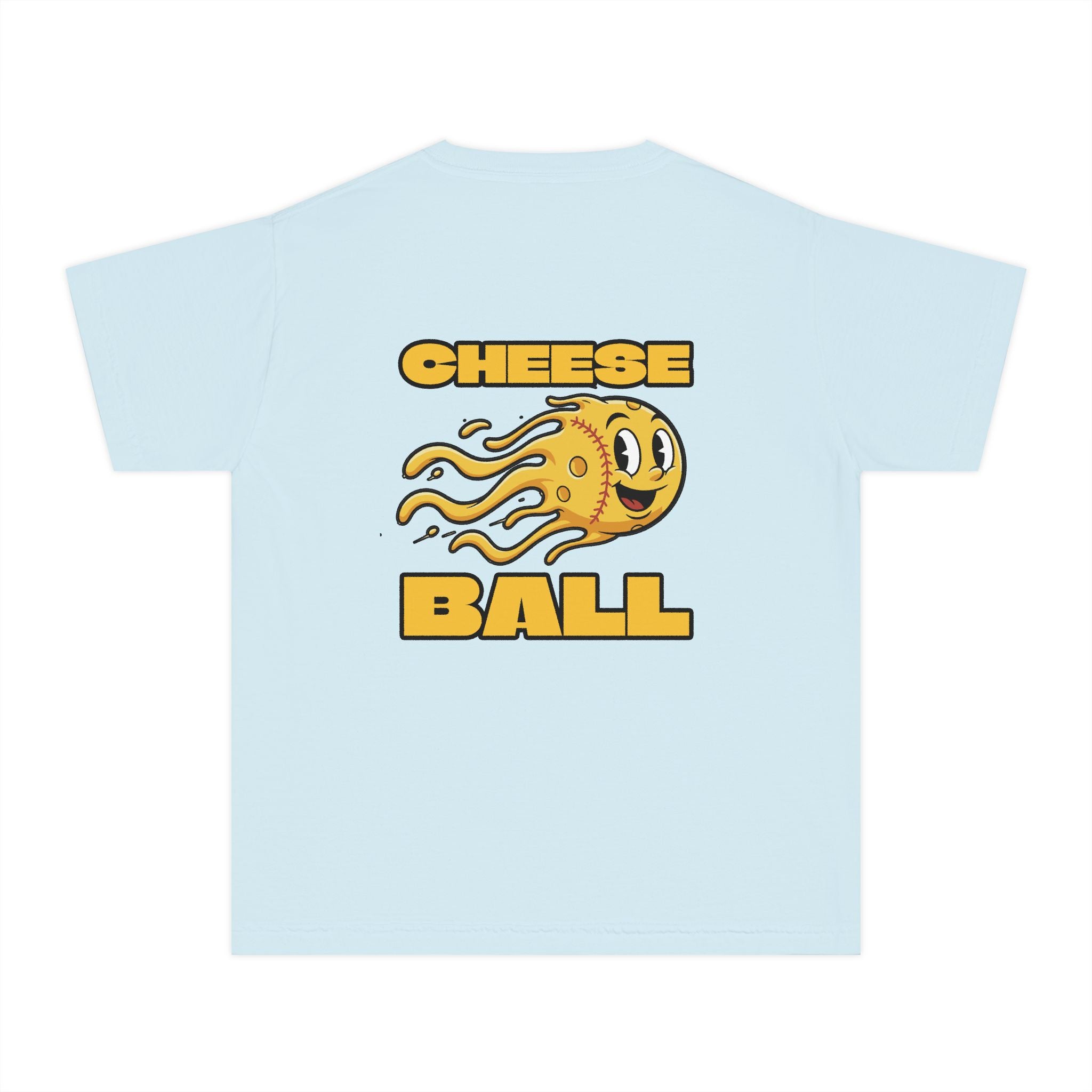 Youth Tee — 'Cheese Ball' Retro Mascot Graphic