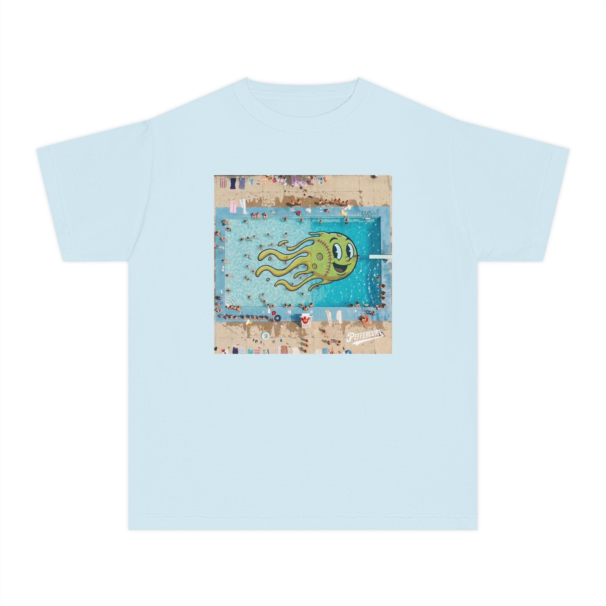 Kids Pool Play Tee — Youth Shirt with Peff Pool Graphic