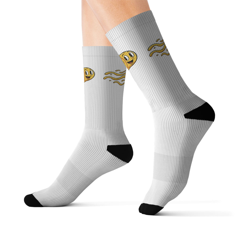 Cheeseball Socks | Sublimation Crew Socks