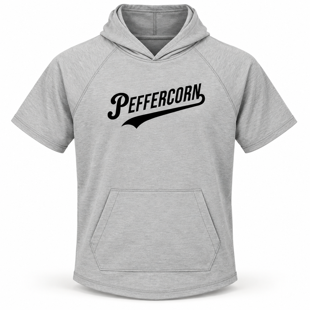 Peffercorn Logo Short-Sleeve Hoodie