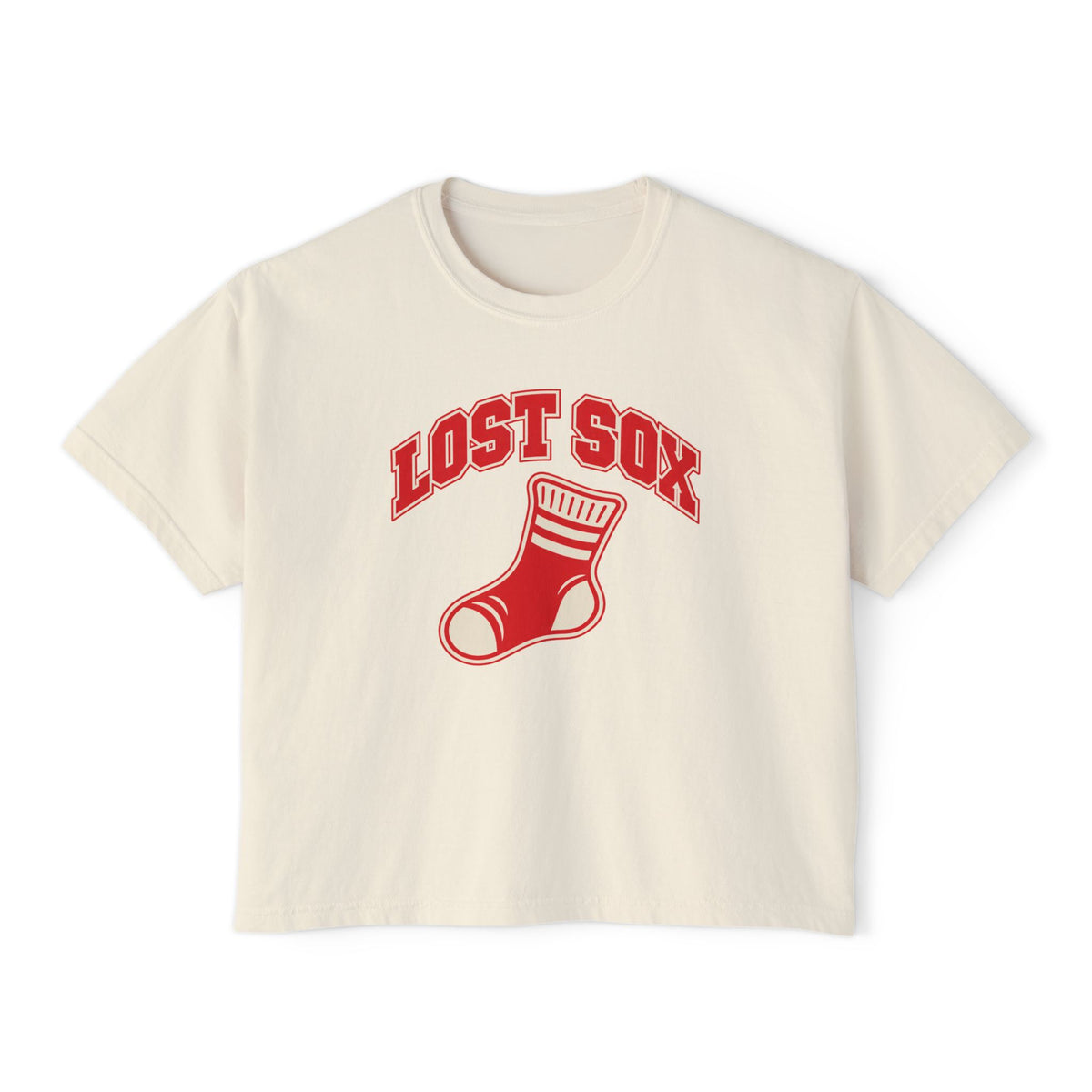 "Lost Sox" Women's Boxy Tee