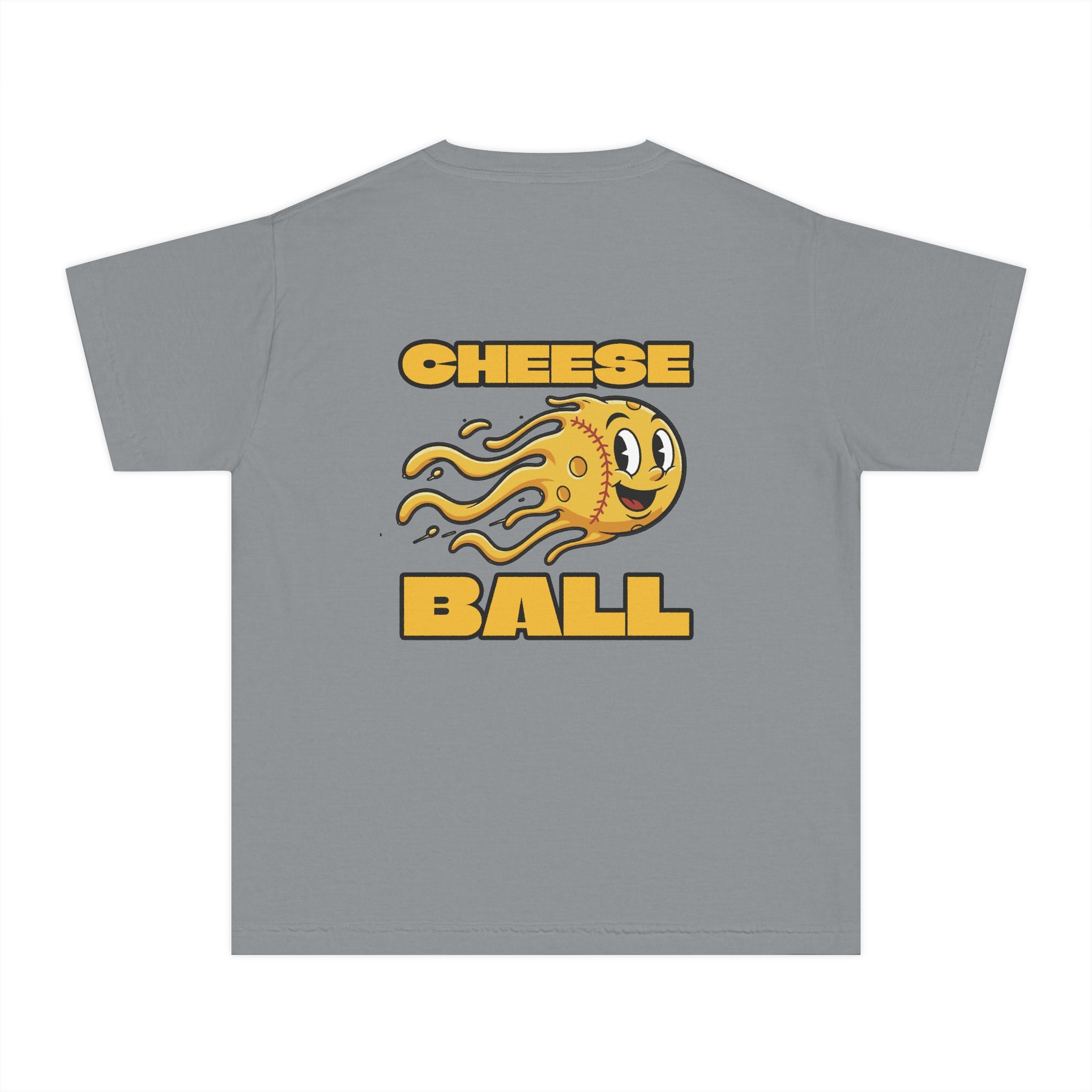 Youth Tee — 'Cheese Ball' Retro Mascot Graphic