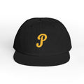 Yellow Script P Letter vintage | Embroidered Baseball Hat
