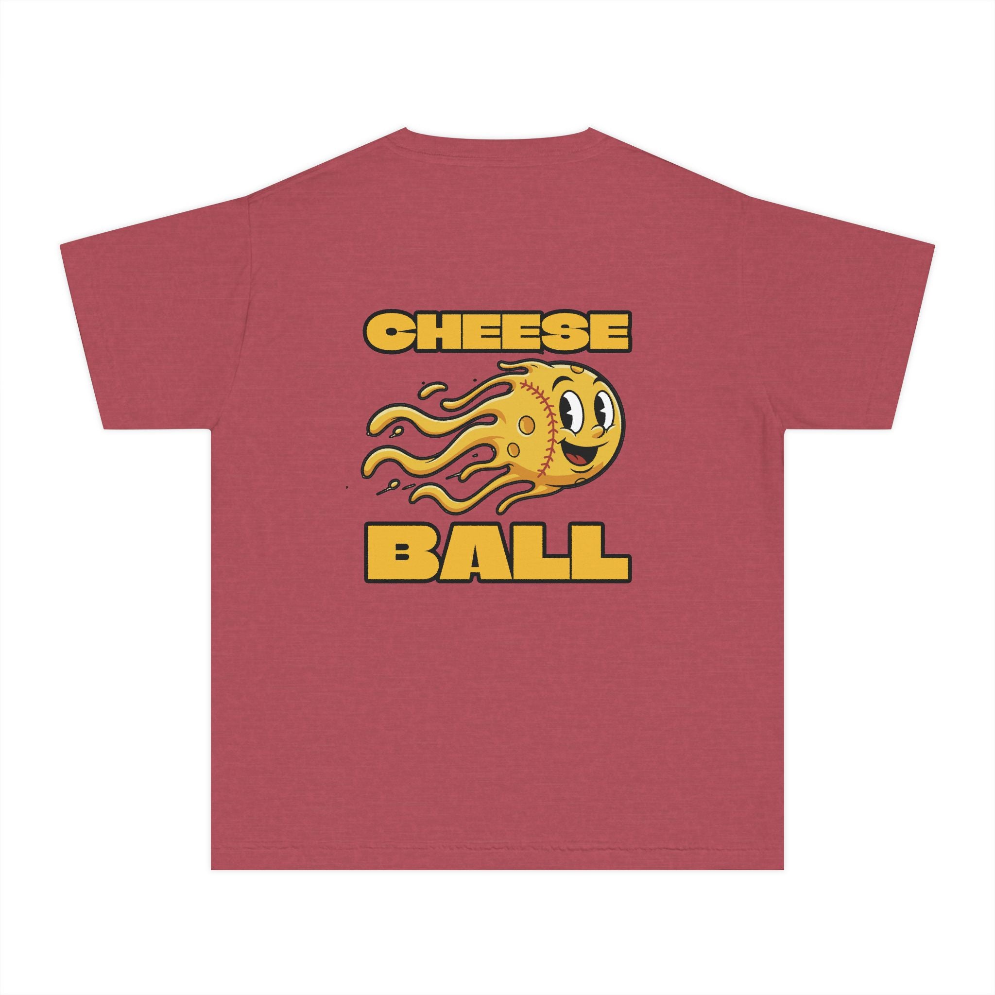 Youth Tee — 'Cheese Ball' Retro Mascot Graphic