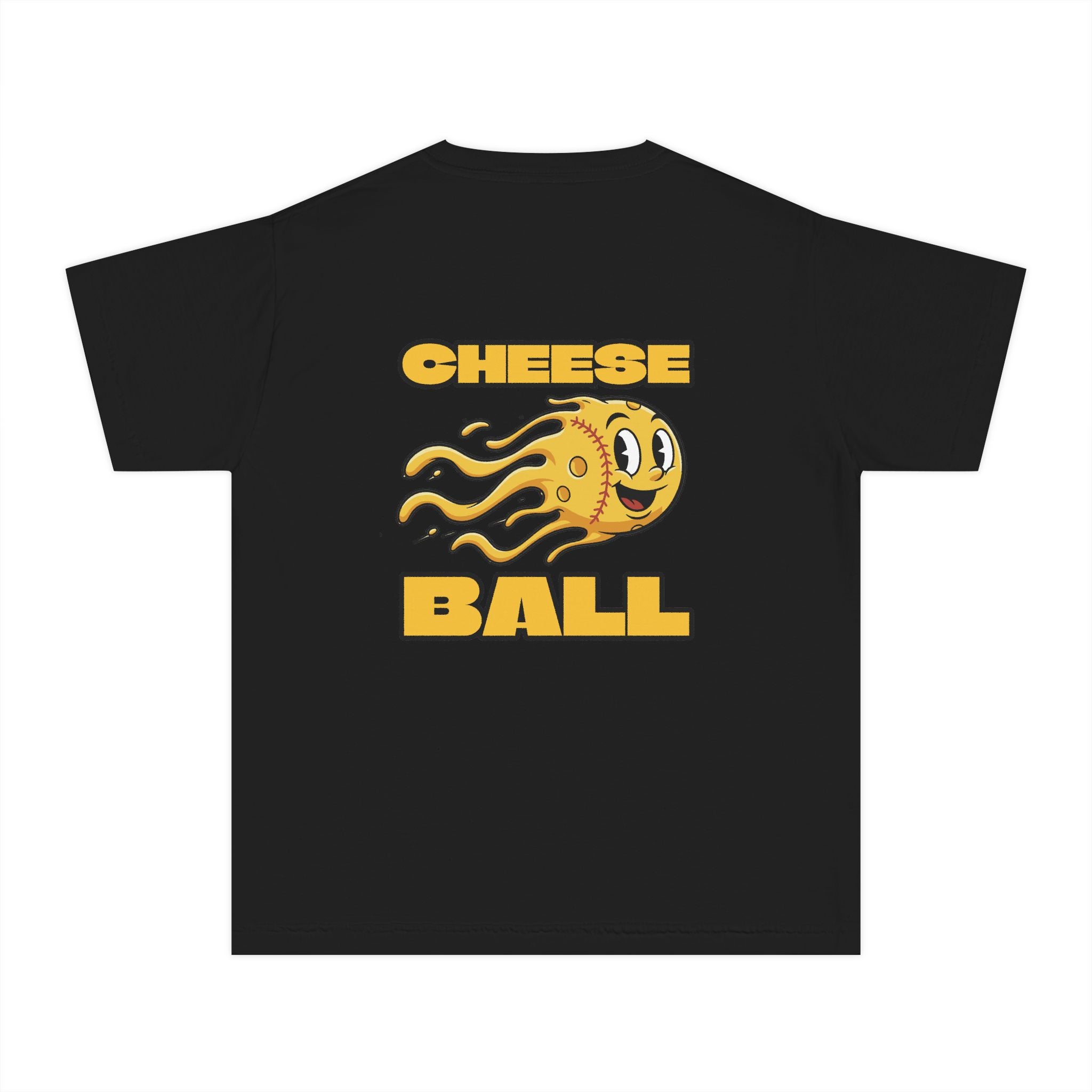 Youth Tee — 'Cheese Ball' Retro Mascot Graphic