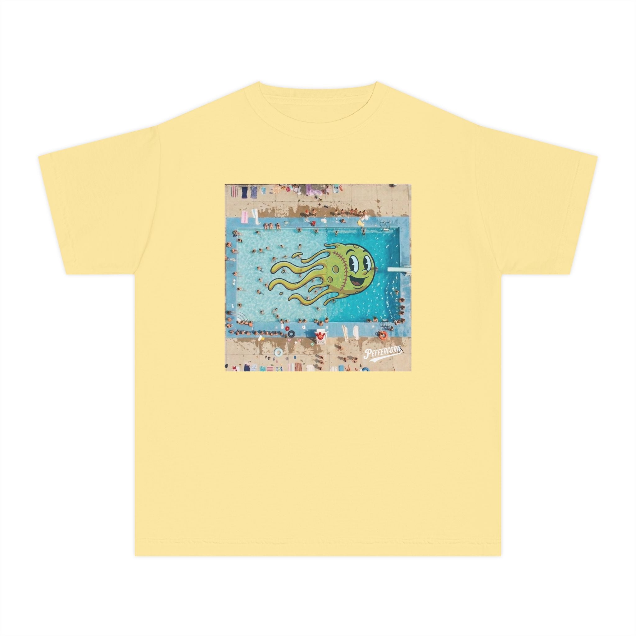 Kids Pool Play Tee — Youth Shirt with Peff Pool Graphic