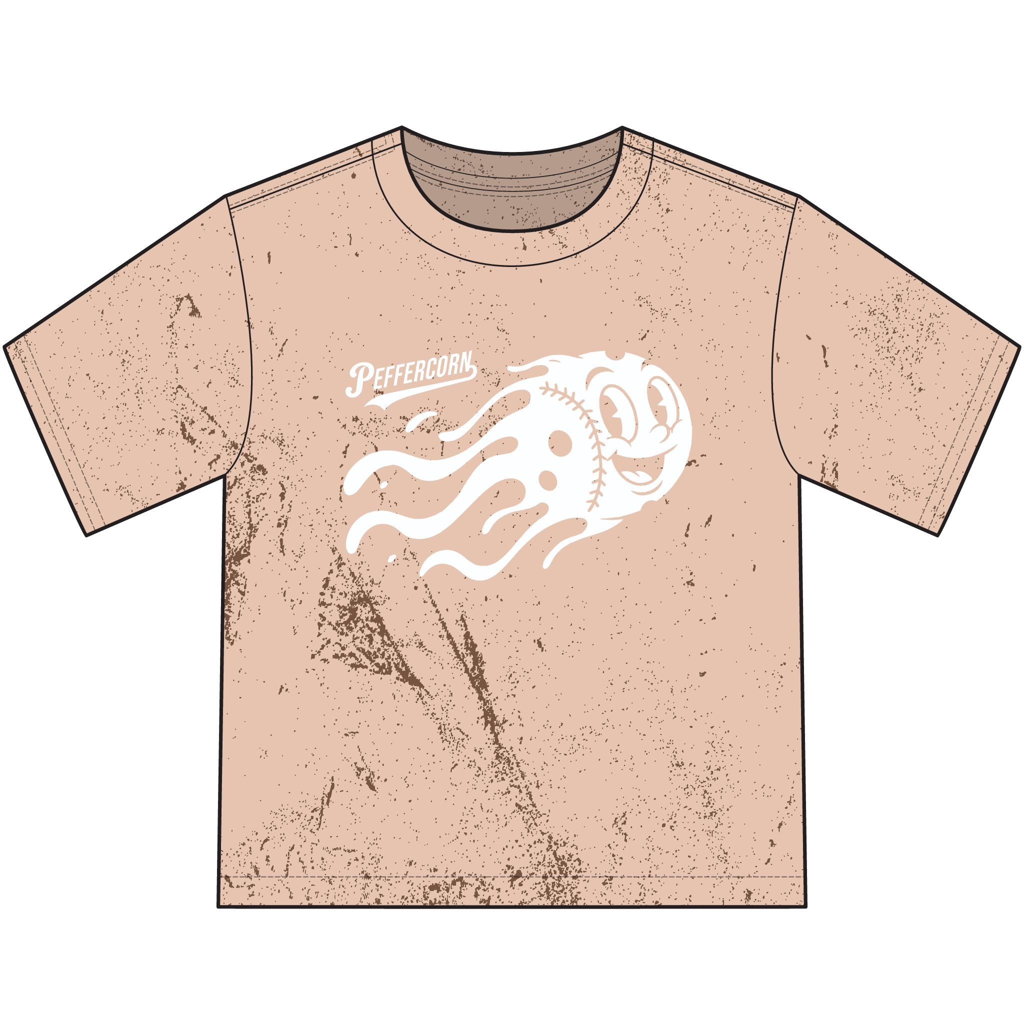 Youth T-Shirt — Retro Meteor Flame Graphic Tee